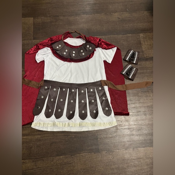 Roman GLADIATOR Soldier Boys Costume Size Large. - Picture 2 of 9